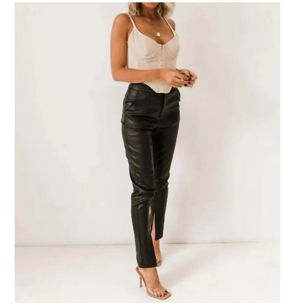 The Foxy Kind Leather is In pants